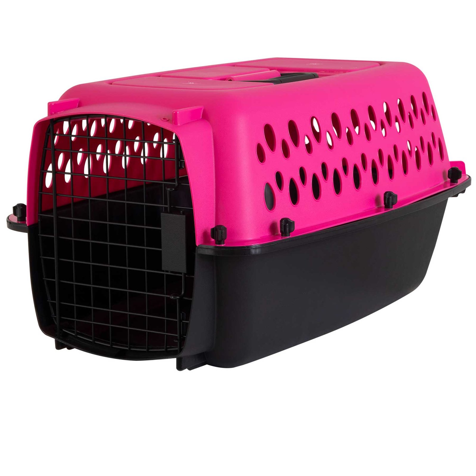 21091 21088 pm pet porter fashion 23in upto15lbs hotpinkblack 3qtr 1.jpg