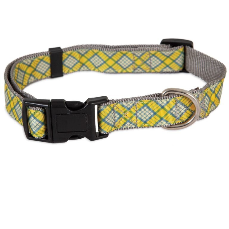 Collars, Leashes & Harnesses ap17.yellow plaid.jpg