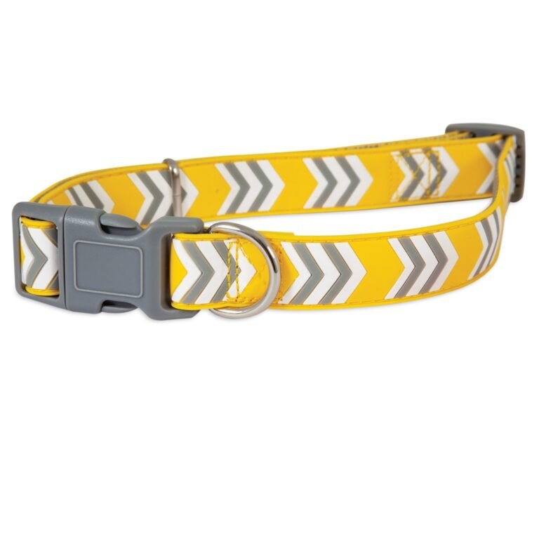 Collars, Leashes & Harnesses pm89.yellow chevron.jpg